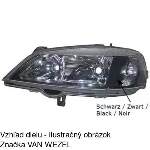 Hlavný reflektor 5508094E /POLCAR/ - obr. 3