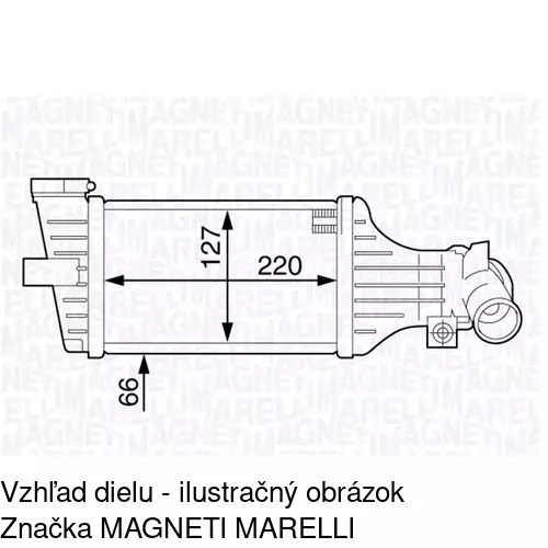 Chladiče vzduchu (Intercoolery) POLCAR 5508J83X