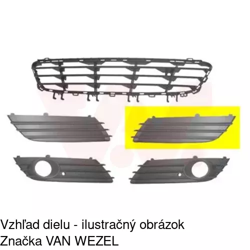 Kryt v nárazníku POLCAR 550927-1 - obr. 2