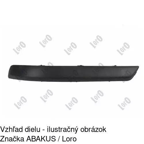 Lišta nárazníka POLCAR 55099610 - obr. 1