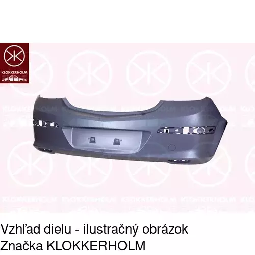 Zadný nárazník POLCAR 55099611J