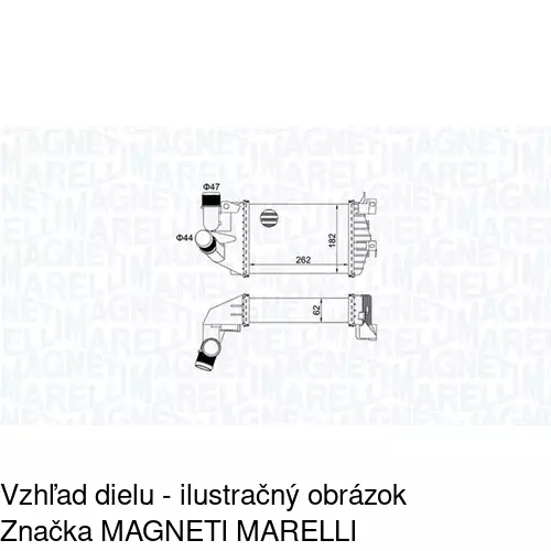 Chladiče vzduchu (Intercoolery) POLCAR 5509J8-3