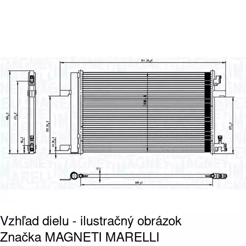 Chladiče klimatizácie POLCAR 5511K8C2S