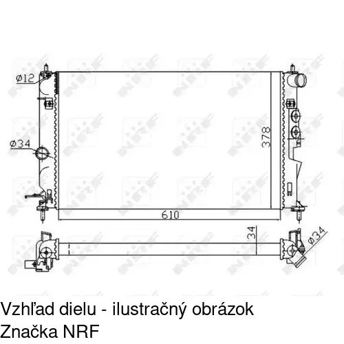 Chladiče vody POLCAR 551608A4 - obr. 3