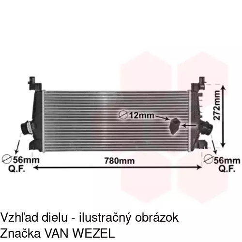 Chladiče vzduchu (Intercoolery) POLCAR 5520J8-7 - obr. 2