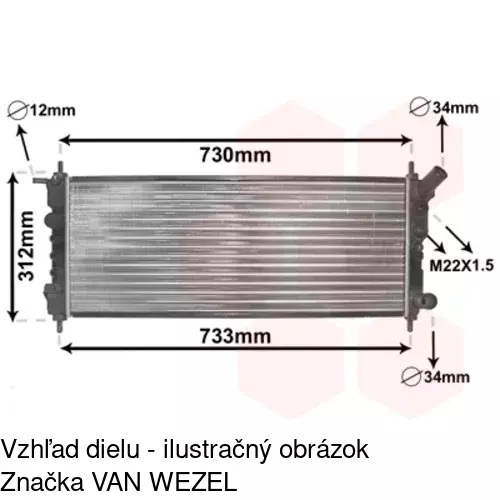 Chladiče vody POLCAR 555508-5 - obr. 4