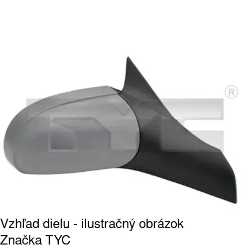 Vonkajšie zrkadlo POLCAR 5555521E - obr. 1