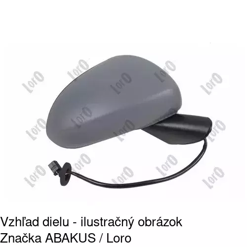 Vonkajšie zrkadlo POLCAR 5558525S - obr. 2