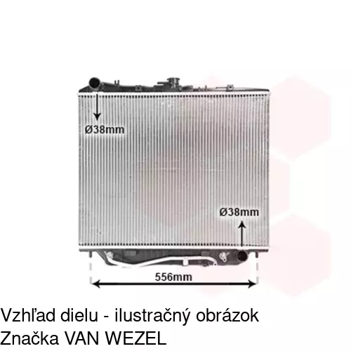 Chladiče vody POLCAR 557008-3 - obr. 2