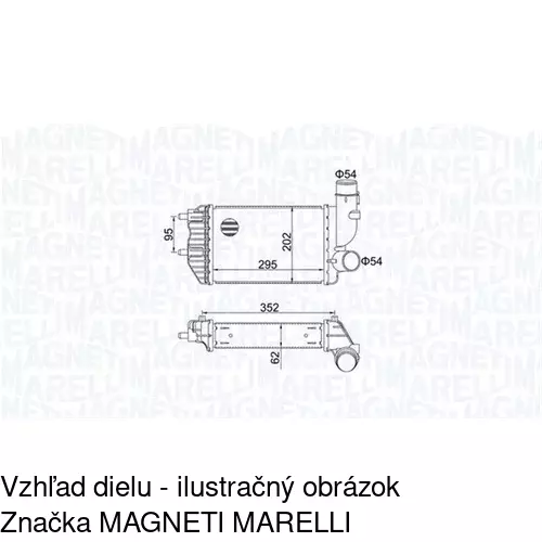 Chladiče vzduchu (Intercoolery) POLCAR 5702J8-1