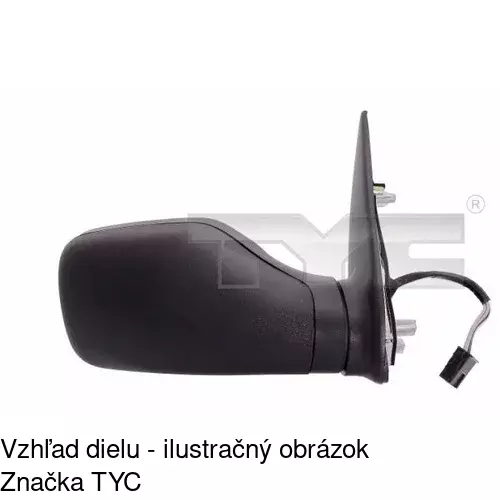 Vonkajšie zrkadlo POLCAR 5706524E