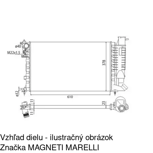 Chladiče vody POLCAR 5707082X - obr. 2