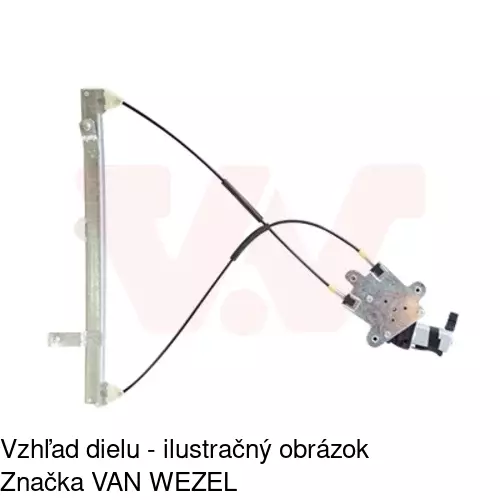 Elektrický mechanizmus okna dverí POLCAR 5708PSE1 - obr. 2