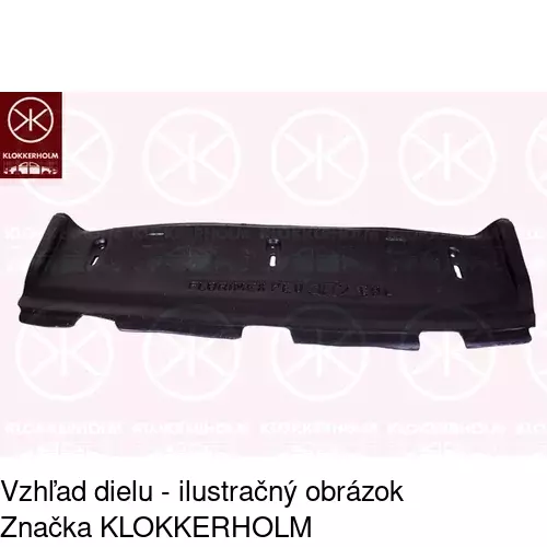 Dolný kryt nárazníka POLCAR 571034-8