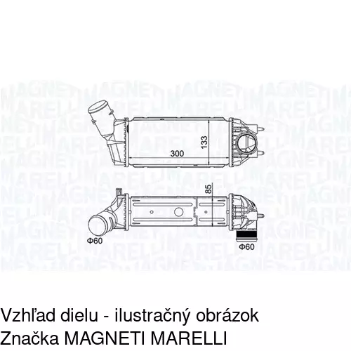 Chladiče vzduchu (Intercoolery) POLCAR 5710J82X