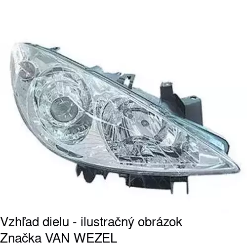 Hlavný reflektor POLCAR 5711100E - obr. 4