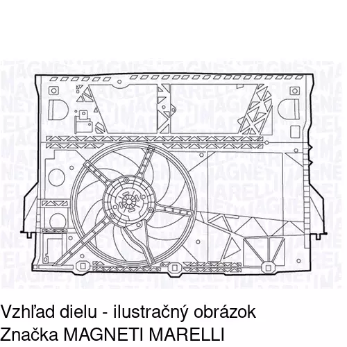 Ventilátory chladičov POLCAR 572323W3 - obr. 1