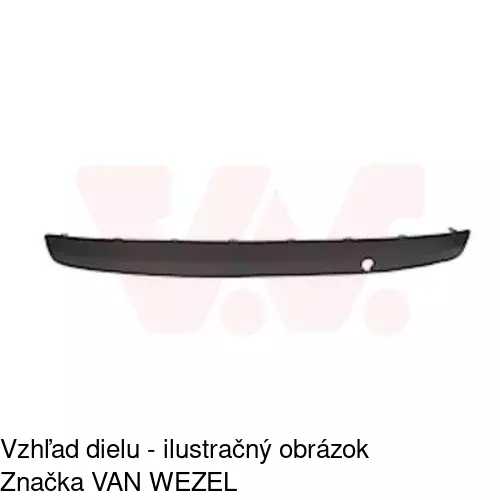 Lišta nárazníka POLCAR 572496-4