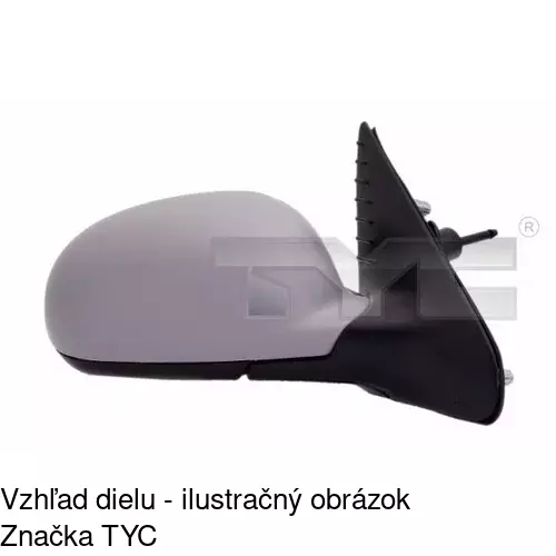 Vonkajšie zrkadlo POLCAR 5746521E - obr. 2