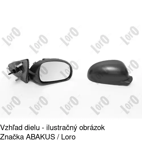 Vonkajšie zrkadlo 5746523E /POLCAR/ - obr. 3