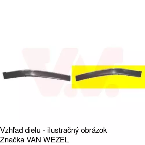 Lišta nárazníka POLCAR 57470716