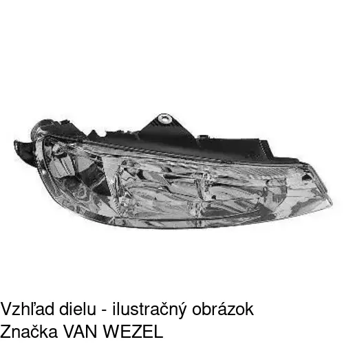 Hlavný reflektor POLCAR 574709-U - obr. 4