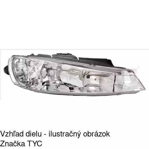 Hlavný reflektor POLCAR 574710-U - obr. 1