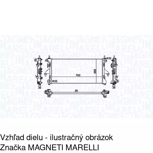 Chladiče vody POLCAR 577008B1 - obr. 1