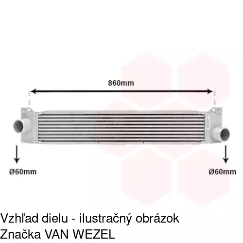 Chladiče vzduchu (Intercoolery) POLCAR 5770J8-1 - obr. 4