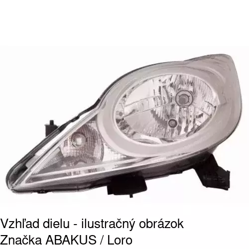 Hlavný reflektor POLCAR 57A210-E - obr. 2