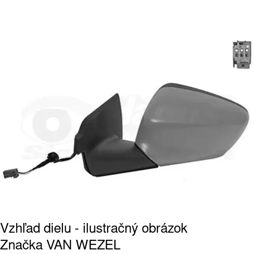 Vonkajšie zrkadlo 57C2512M /POLCAR/ - obr. 4