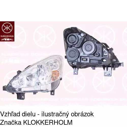 Hlavný reflektor POLCAR 57U109-E - obr. 1