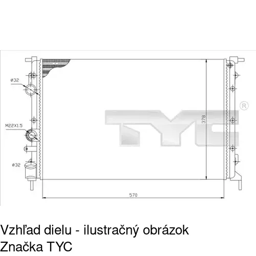 Chladiče vody POLCAR 600708A4