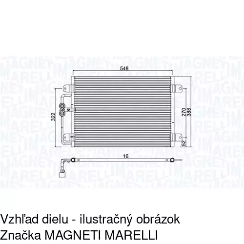 Chladiče klimatizácie POLCAR 6007K82X