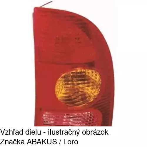 Zadné svetlo POLCAR 6011884E - obr. 1