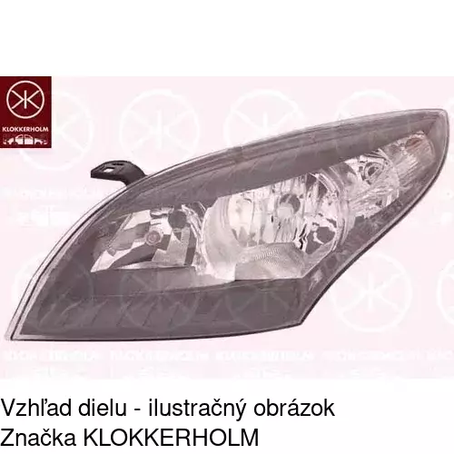 Hlavný reflektor POLCAR 6014093E - obr. 2