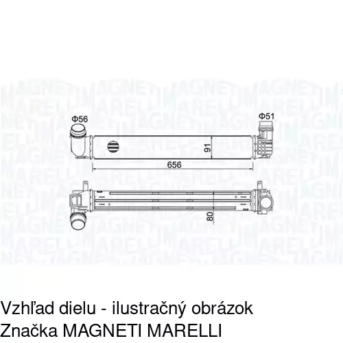 Chladiče vzduchu (Intercoolery) POLCAR 6014J8-2 - obr. 1