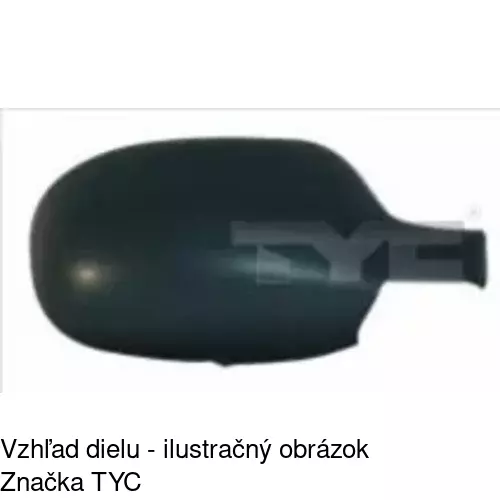 Vonkajšie zrkadlo POLCAR 6016524E - obr. 3