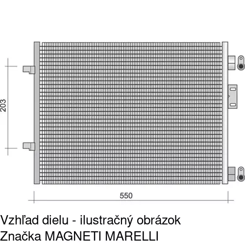 Chladiče klimatizácie POLCAR 6016K8C1