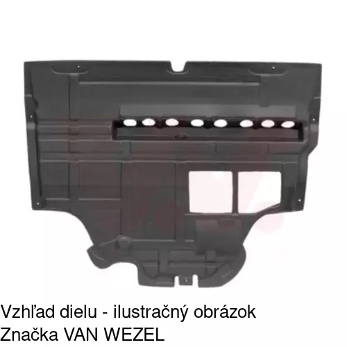 Kryt motora POLCAR 602634-5