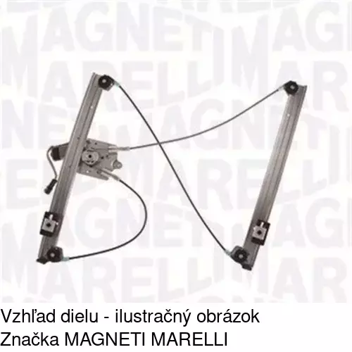 Elektrický mechanizmus okna dverí POLCAR 6037PSE1 - obr. 5