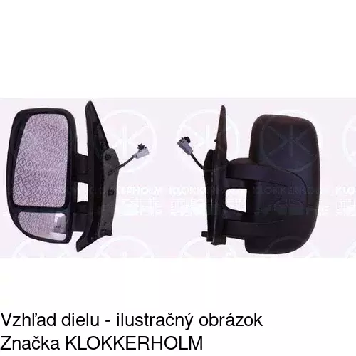 Vonkajšie zrkadlo POLCAR 6042514E - obr. 1