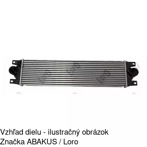 Chladiče vzduchu (Intercoolery) POLCAR 6042J81X - obr. 1