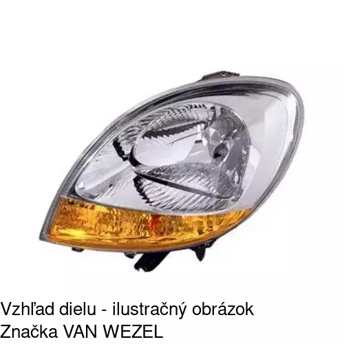 Hlavný reflektor POLCAR 6061091E - obr. 3