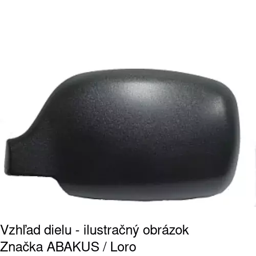 Rám vonkajšieho zrkadla POLCAR 606154TM