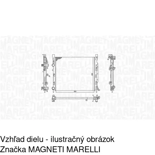 Chladiče vody POLCAR 606208B2 - obr. 5