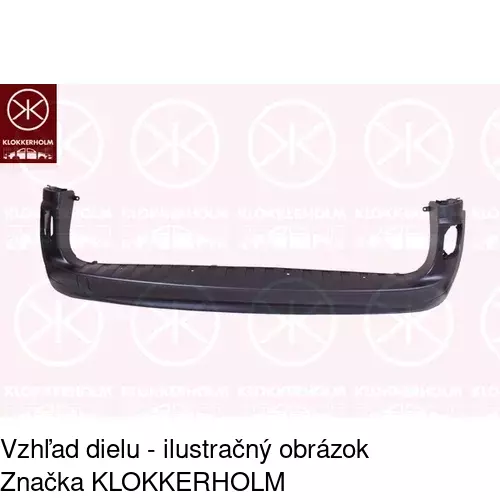 Lišta nárazníka POLCAR 606296-2