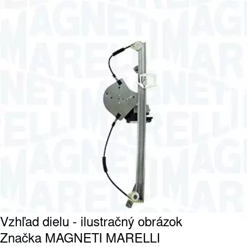 Elektrický mechanizmus okna dverí POLCAR 6071PSE2 - obr. 3