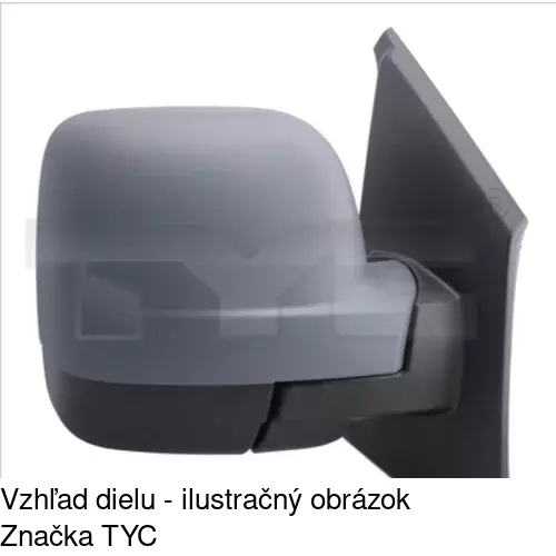 Vonkajšie zrkadlo POLCAR 60N2514M - obr. 3