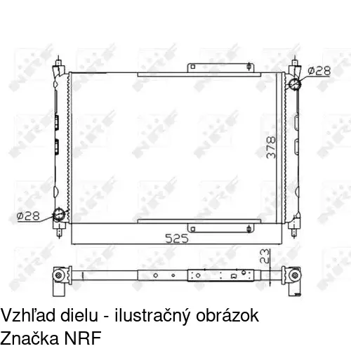 Chladiče vody POLCAR 631908-2 - obr. 1